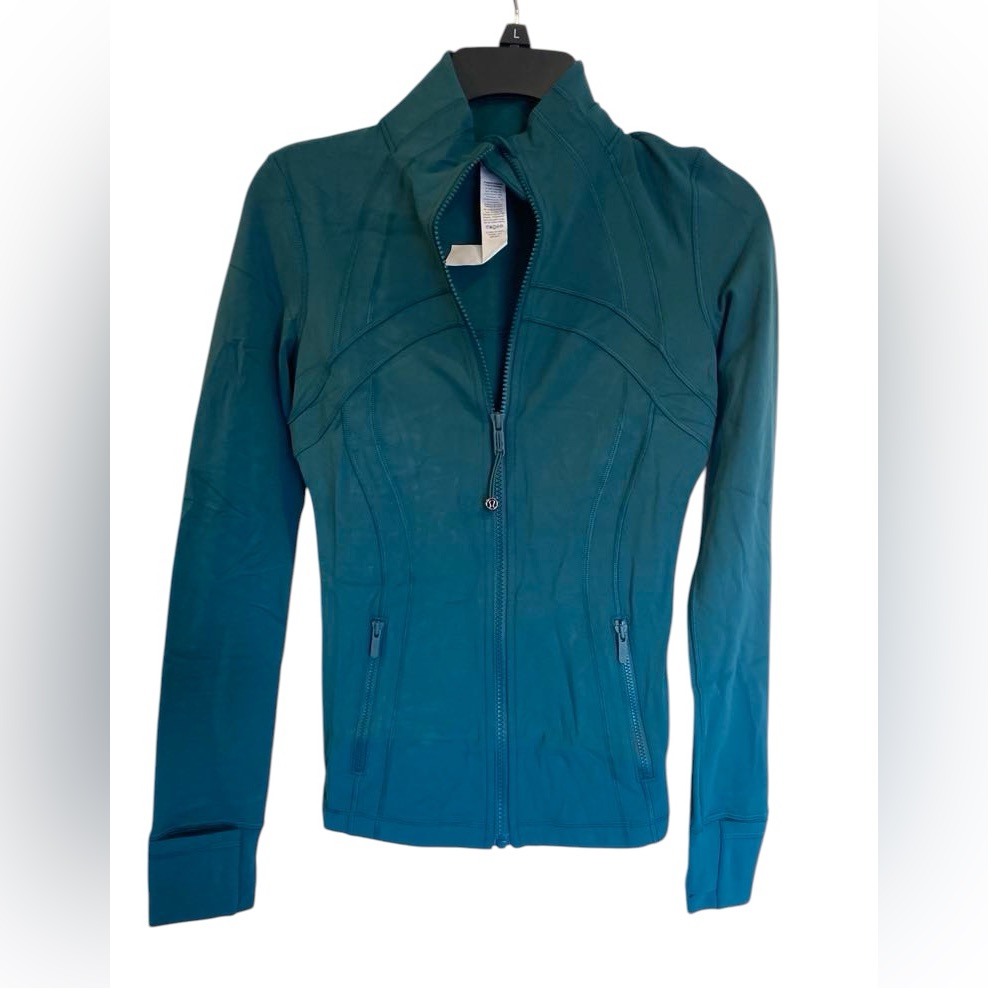 Nwt Lululemon Define Jacket Nulu Smoke Teal Size 4